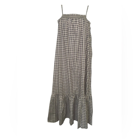 WeWoreWhat NWT Gingham Smocked Shift Midi Dress Size XL - Picture 3 of 7
